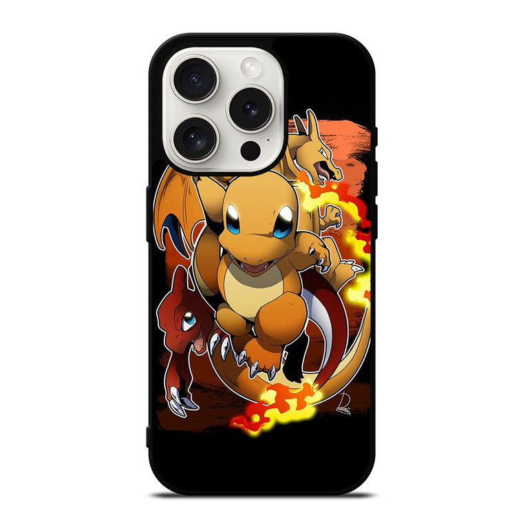 POKEMON CHARIZAR CUTE POCKET MONSTERS iPhone 15 Pro Case Cover