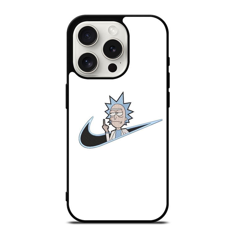 RICK AND MORTY NIKE LOGO iPhone 15 Pro Case Cover