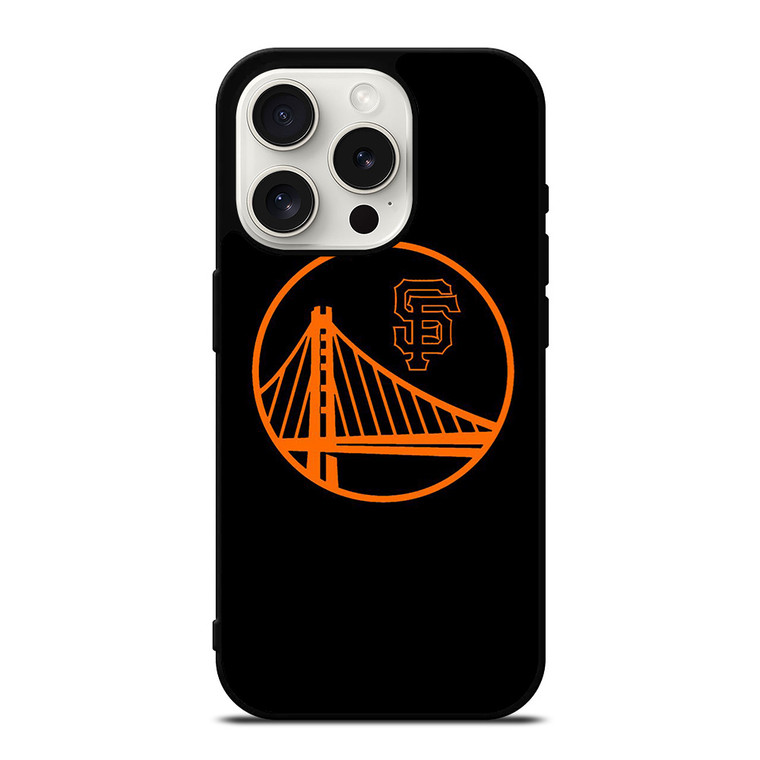 SAN FRANCISCO GIANTS WARRIORS LOGO BASEBALL TEAM iPhone 15 Pro Case Cover