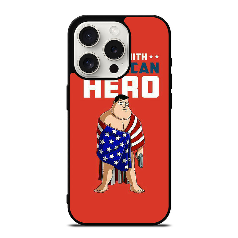 STAN SMITH HERO AMERICAN DAD CARTOON SERIES iPhone 15 Pro Case Cover