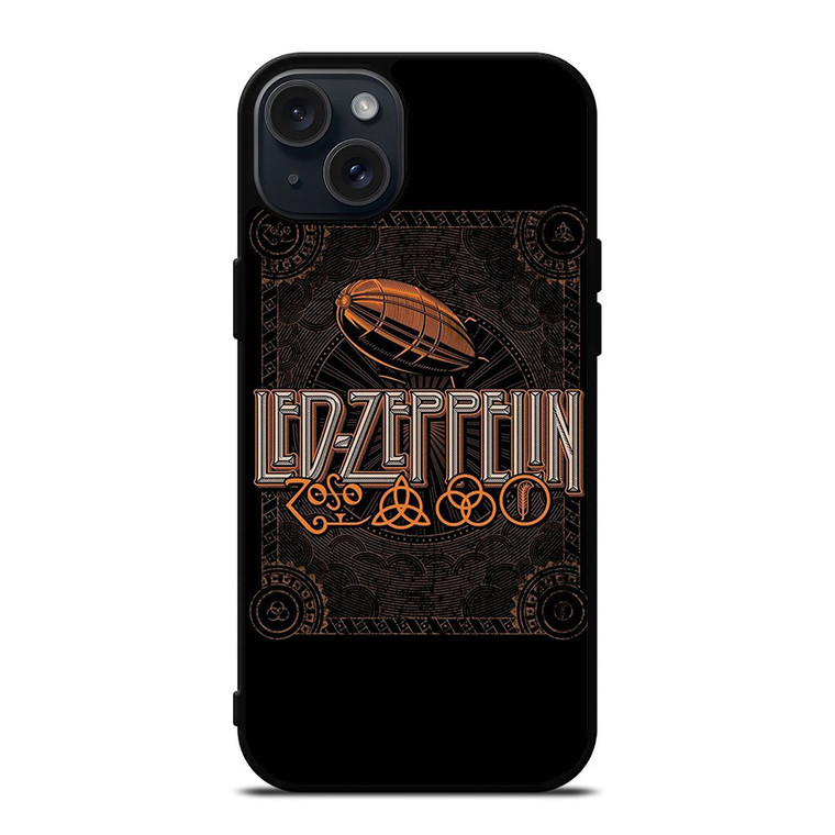 LED ZEPPELIN BAND LOGO MOTHERSHIP ICON ART iPhone 15 Plus Case Cover
