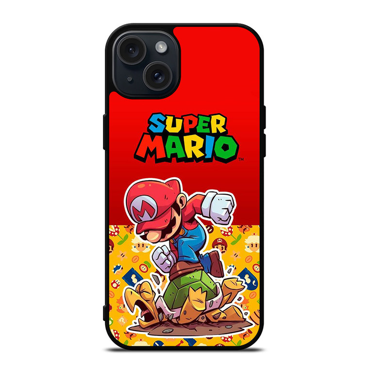 NINTENDO GAMES SUPER MARIO BROSS MARIO iPhone 15 Plus Case Cover