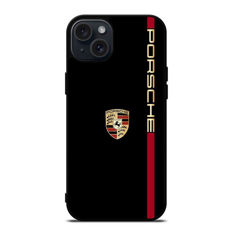 PORSCHE LOGO CAR EMBLEM iPhone 15 Plus Case Cover