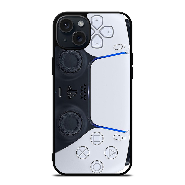 PS5 CONTROLLER PLAY STATION 5 DUAL SENSE WHITE iPhone 15 Plus Case Cover