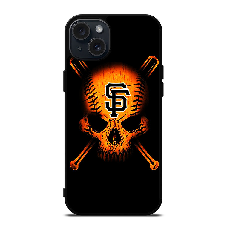 SAN FRANCISCO GIANTS LOGO BASEBALL SKULL iPhone 15 Plus Case Cover