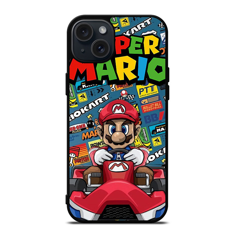 SUPER MARIO BROSS MARIO KART NINTENDO iPhone 15 Plus Case Cover