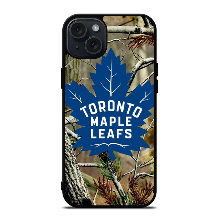 TORONTO MAPLE LEAFS LOGO REAL TREE CAMO iPhone 15 Plus Case Cover