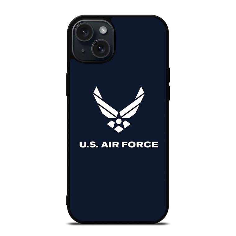 UNITED STATES US AIR FORCE LOGO iPhone 15 Plus Case Cover
