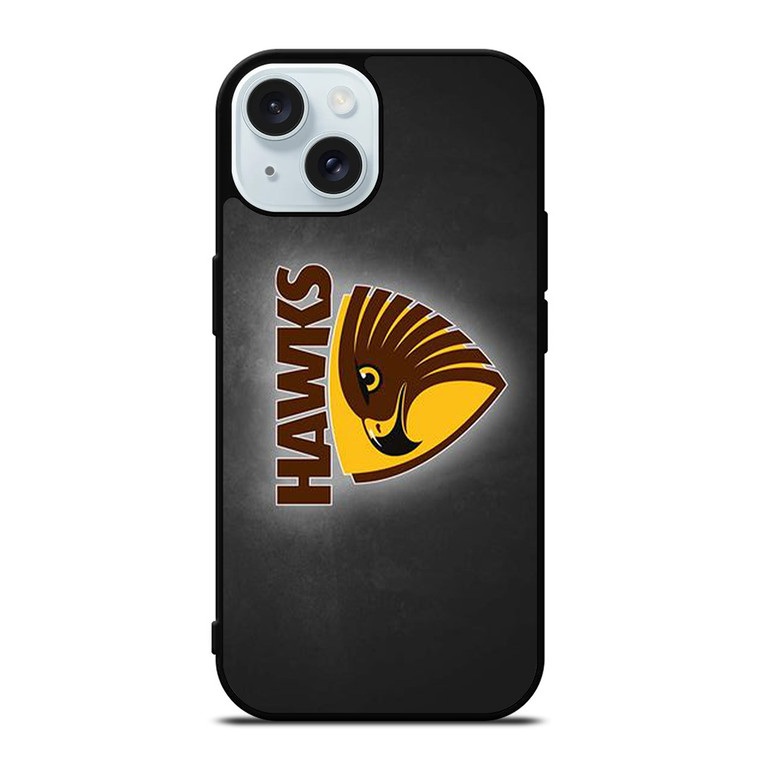 HAWTHORN HAWKS FOOTBALL CLUB LOGO AUSTRALIA iPhone 15 Case Cover