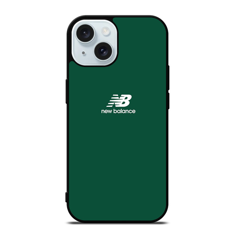 NEW BALANCE LOGO GREEN iPhone 15 Case Cover
