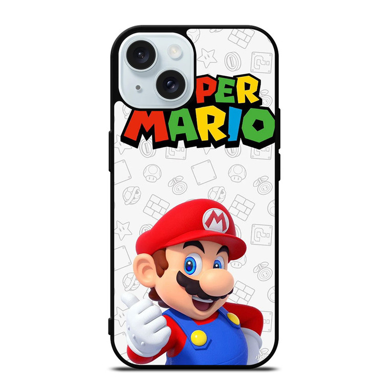 NINTENDO SUPER MARIO BROSS iPhone 15 Case Cover