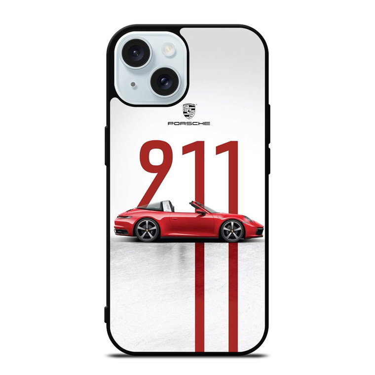 PORSCHE CAR 911 iPhone 15 Case Cover