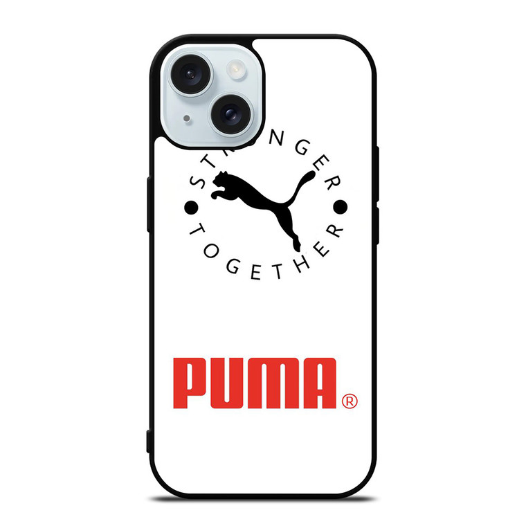 PUMA STRONGER TOGETHER iPhone 15 Case Cover