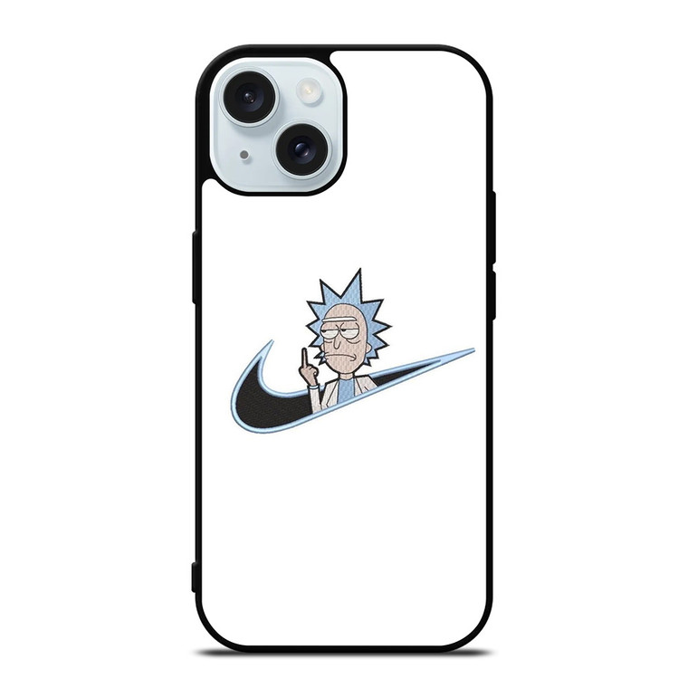 RICK AND MORTY NIKE LOGO iPhone 15 Case Cover