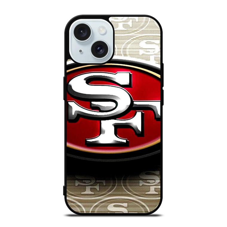 SAN FRANCISCO 49ERS LOGO FOOTBALL TEAM ICON iPhone 15 Case Cover