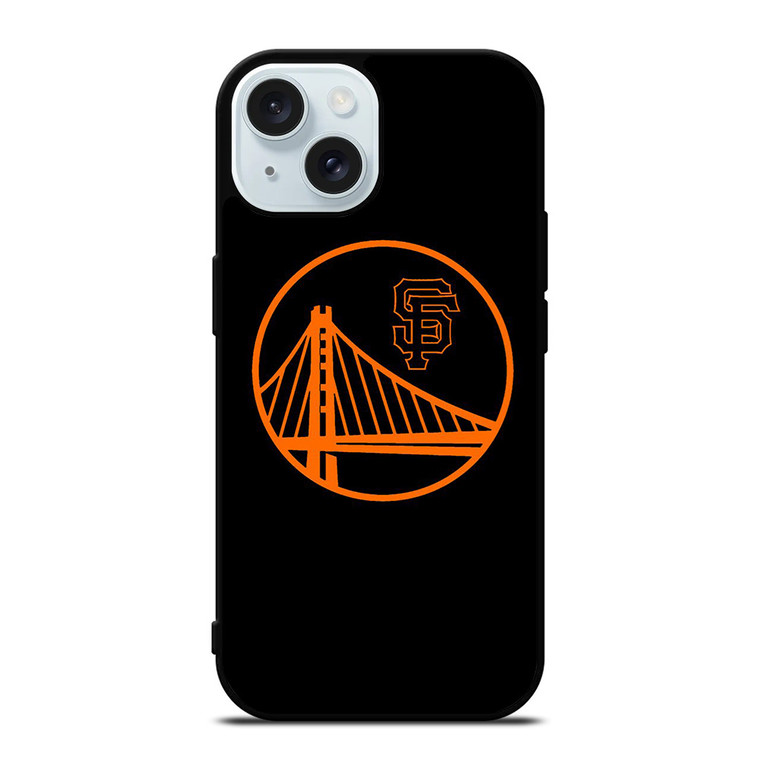 SAN FRANCISCO GIANTS WARRIORS LOGO BASEBALL TEAM iPhone 15 Case Cover