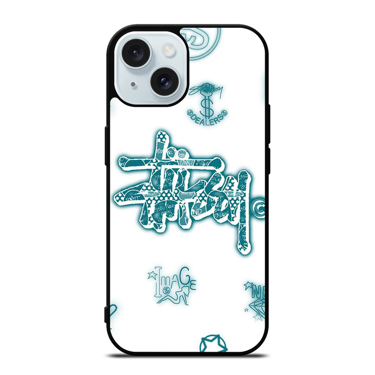 STUSSY LOGO THE DEALERS ICON iPhone 15 Case Cover
