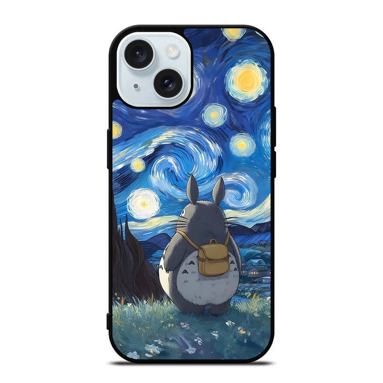 TOTORO MY NEIGHBOR VAN GOGH iPhone 15 Case Cover