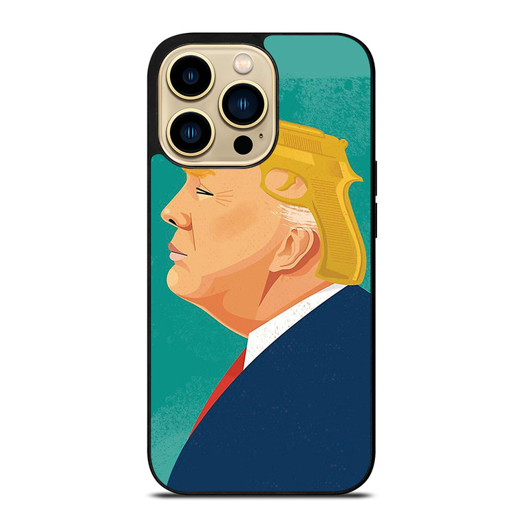 DONALD TRUMP HAIR TRIGGER iPhone 14 Pro Max Case Cover