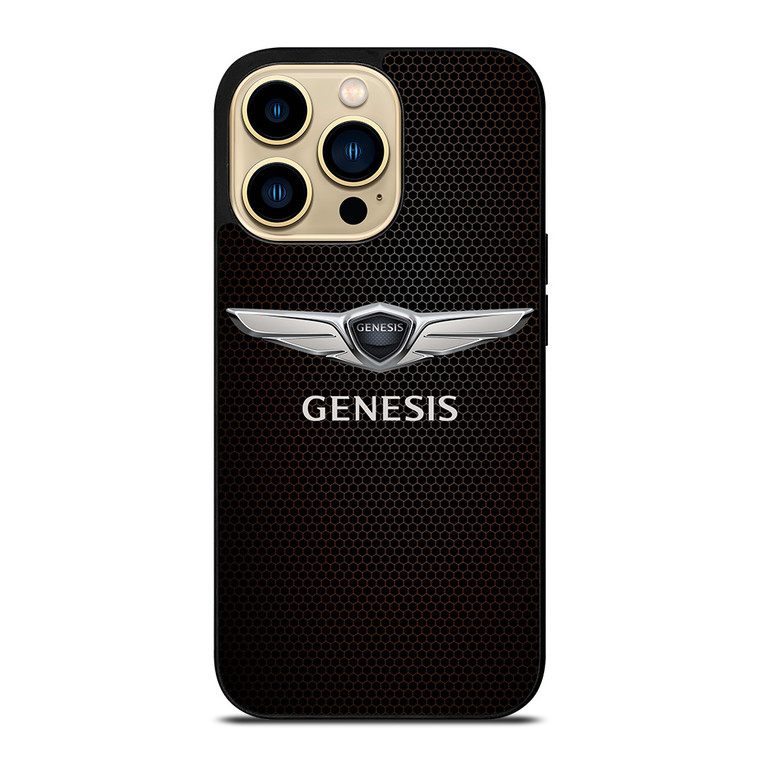 GENESIS CAR LOGO METAL PLATE iPhone 14 Pro Max Case Cover