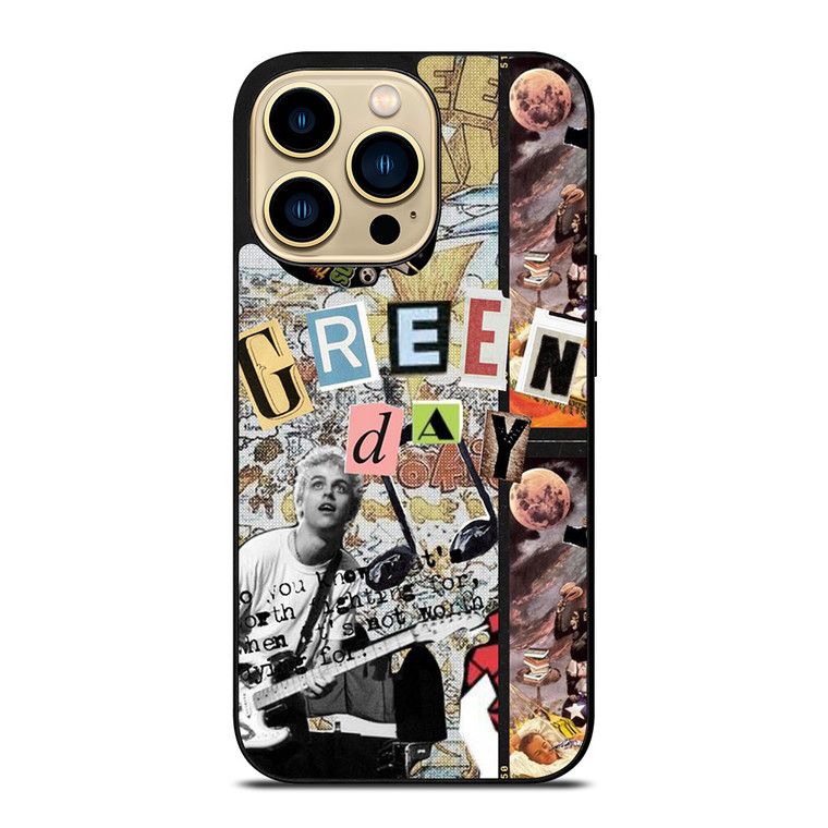 GREEN DAY BAND ART COLLAGE iPhone 14 Pro Max Case Cover