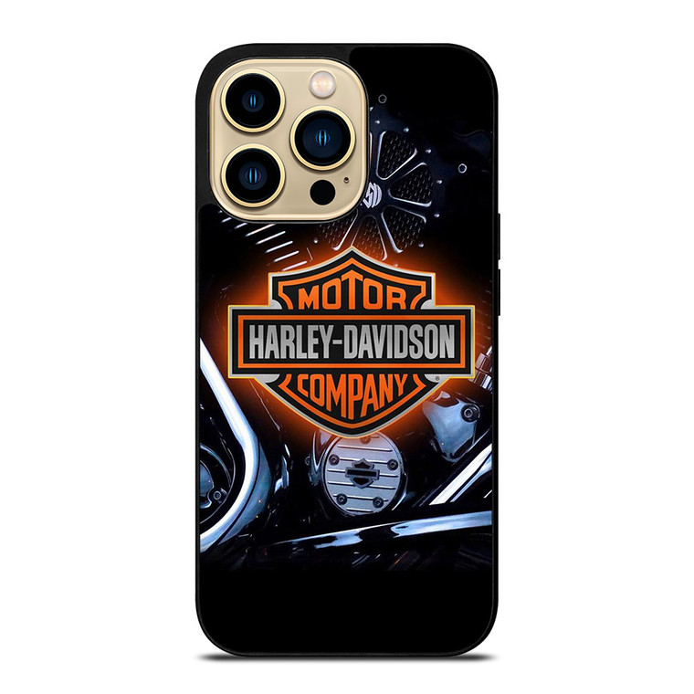HARLEY DAVIDSON ENGINE MOTORCYCLES COMPANY LOGO iPhone 14 Pro Max Case Cover