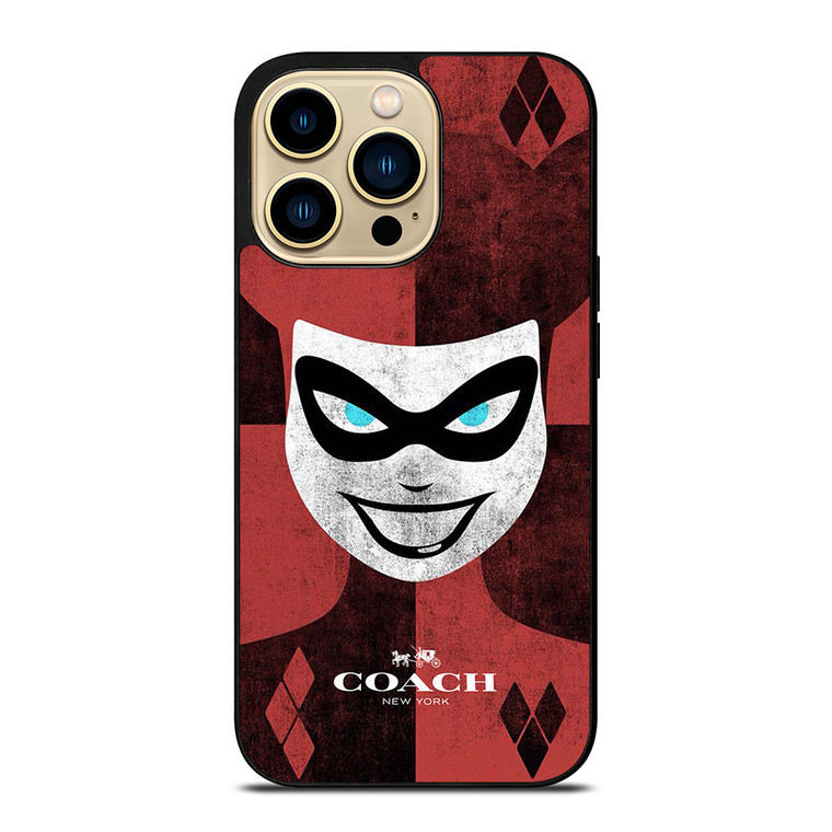 HARLEY QUINN COACH NEW YORK LOGO iPhone 14 Pro Max Case Cover