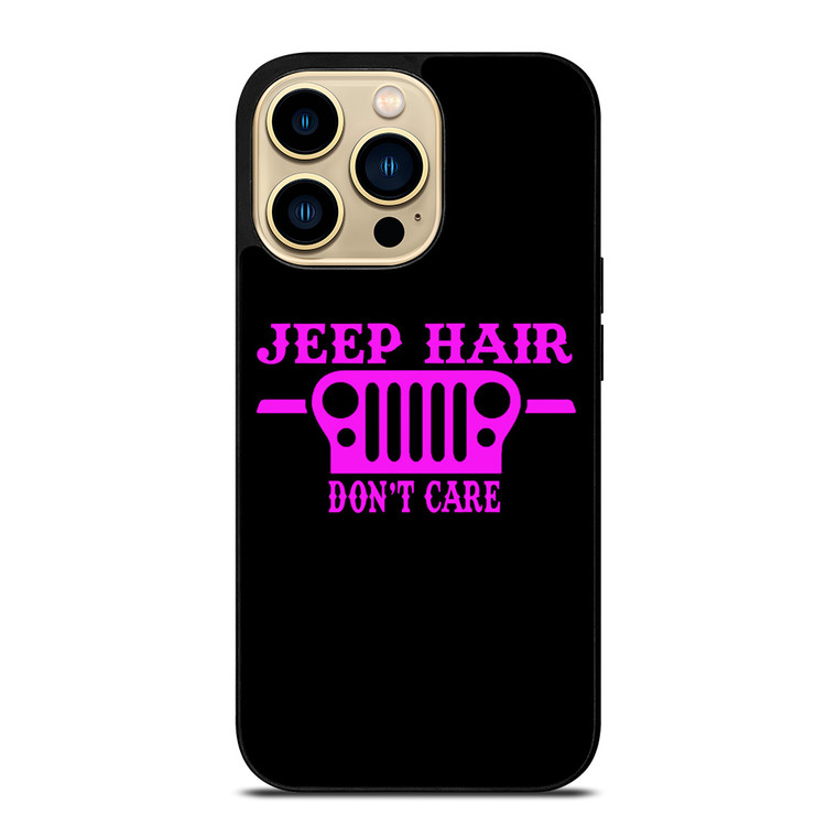 JEEP HAIR DONT CAR PINK GIRL iPhone 14 Pro Max Case Cover