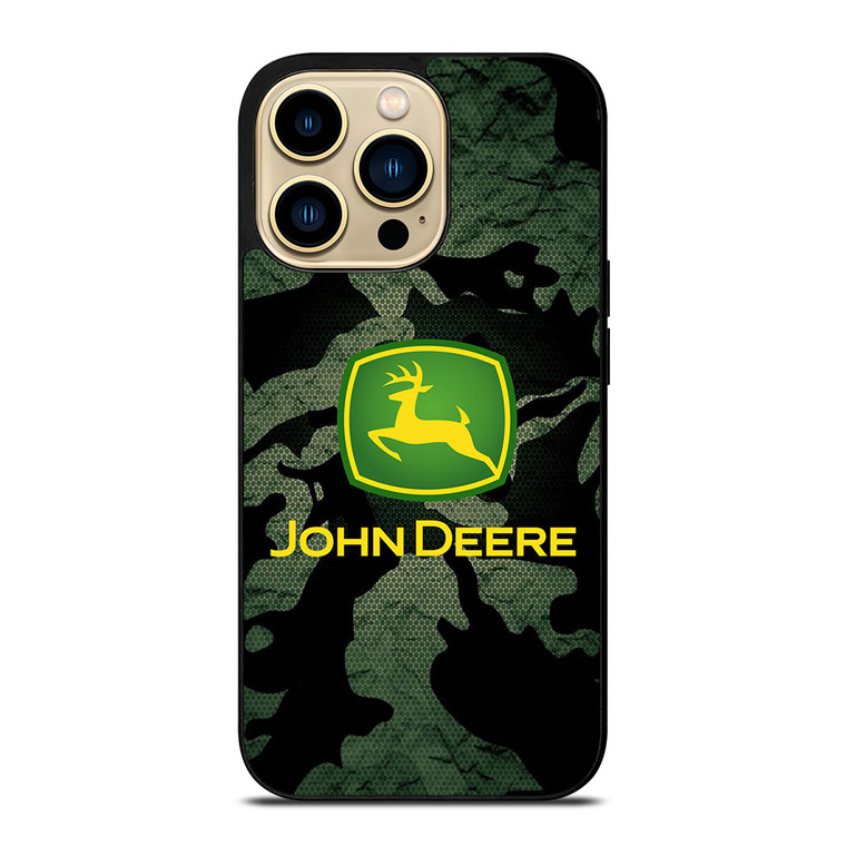JOHN DEERE TRACTOR LOGO CAMO iPhone 14 Pro Max Case Cover