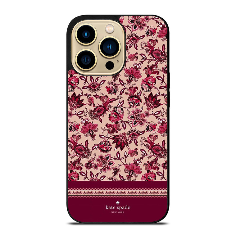 KATE SPADE NEW YORK RED FLORAL iPhone 14 Pro Max Case Cover