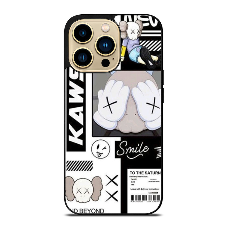 KAWS ICON SMILE iPhone 14 Pro Max Case Cover