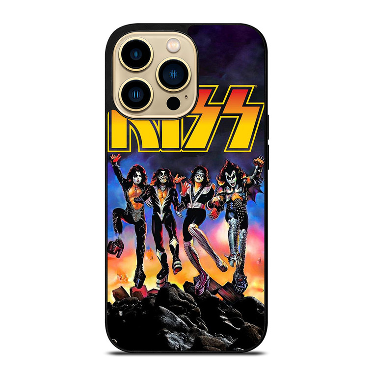 KISS BAND ROCK AND ROLL iPhone 14 Pro Max Case Cover