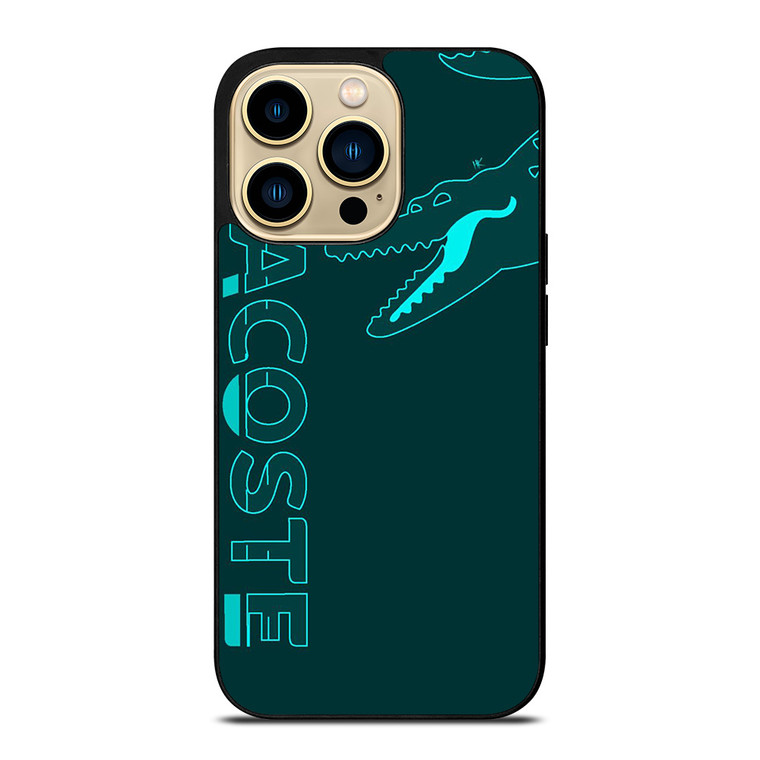 LACOSTE CROC LOGO GREEN iPhone 14 Pro Max Case Cover