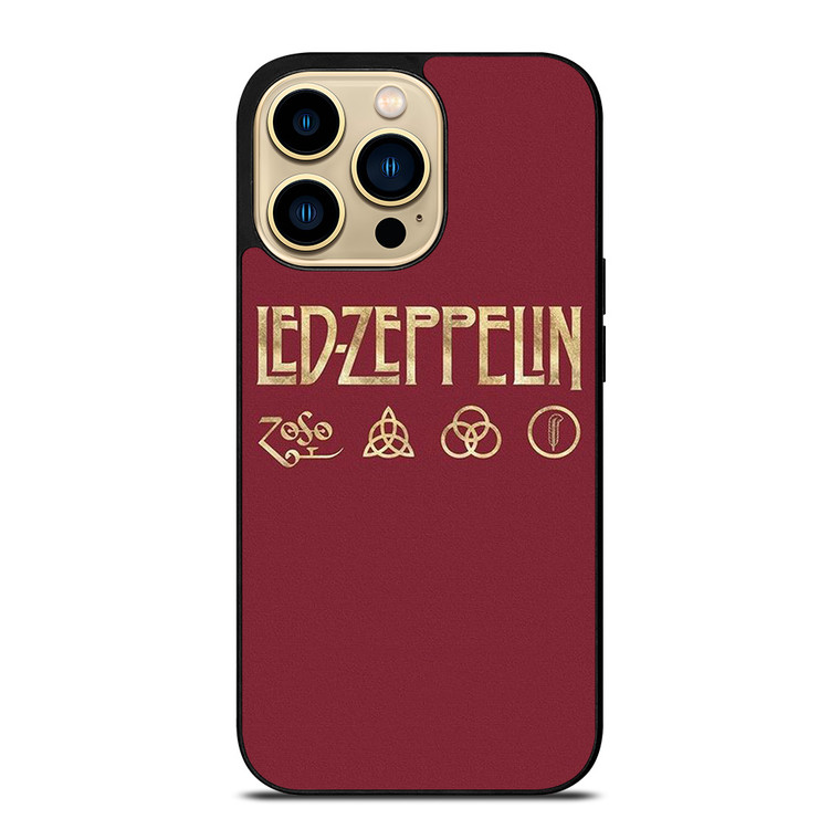 LED ZEPPELIN BAND LOGO iPhone 14 Pro Max Case Cover