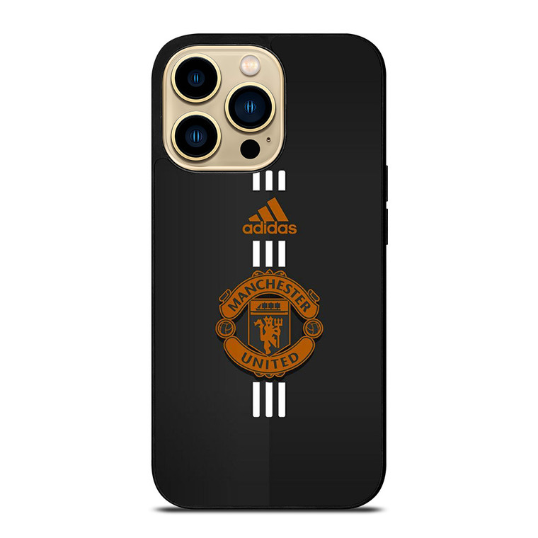 MANCHESTER UNITED FC LOGO FOOTBALL CLUB ADIDAS ICON iPhone 14 Pro Max Case Cover