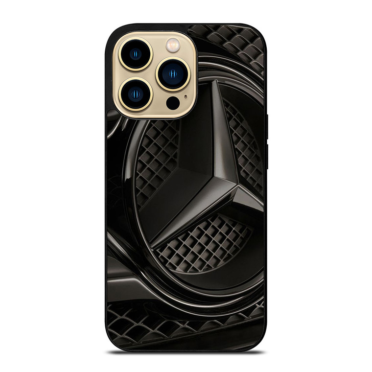 MERCEDES BENZ LOGO BLACK EMBLEM iPhone 14 Pro Max Case Cover