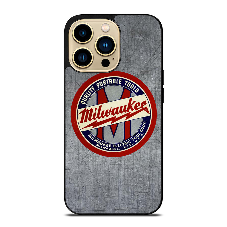 MILWAUKEE PORTABLE TOOL LOGO METAL ICON iPhone 14 Pro Max Case Cover