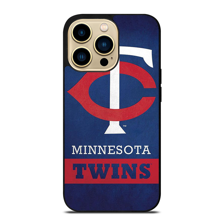 MINNESOTA TWINS LOGO BASEBALL MLB TEAM iPhone 14 Pro Max Case Cover
