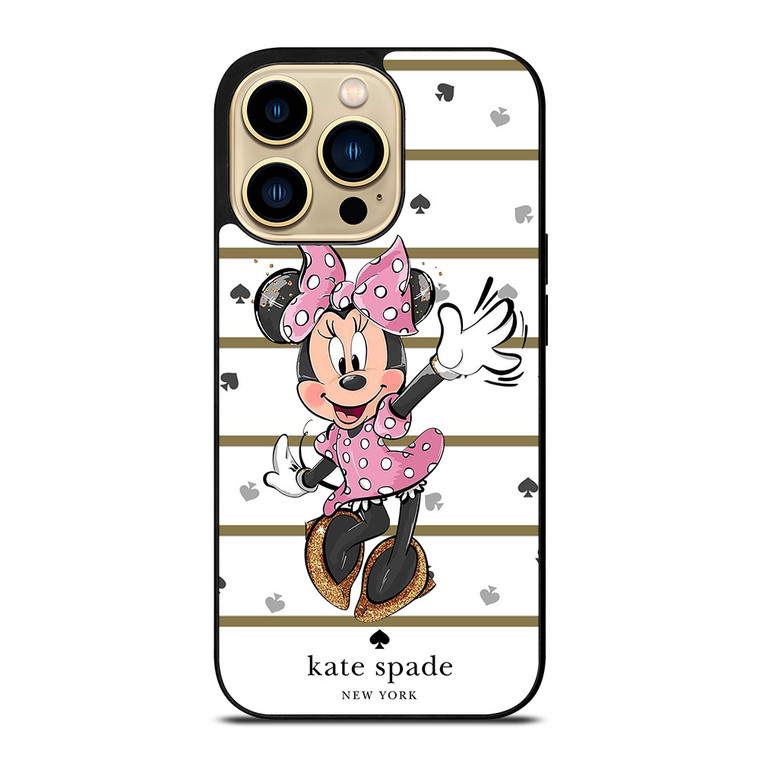 MINNIE MOUSE DISNEY KATE SPADE NEW YORK LOGO iPhone 14 Pro Max Case Cover