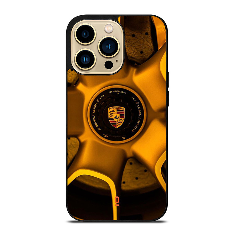 RIM OF PORSCHE CAR LOGO iPhone 14 Pro Max Case Cover