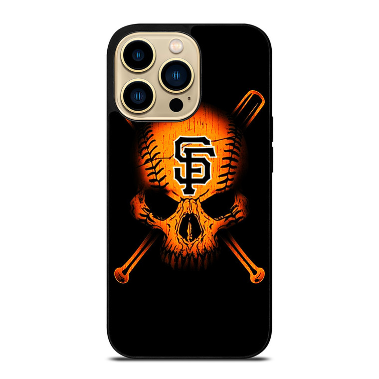 SAN FRANCISCO GIANTS LOGO BASEBALL SKULL iPhone 14 Pro Max Case Cover