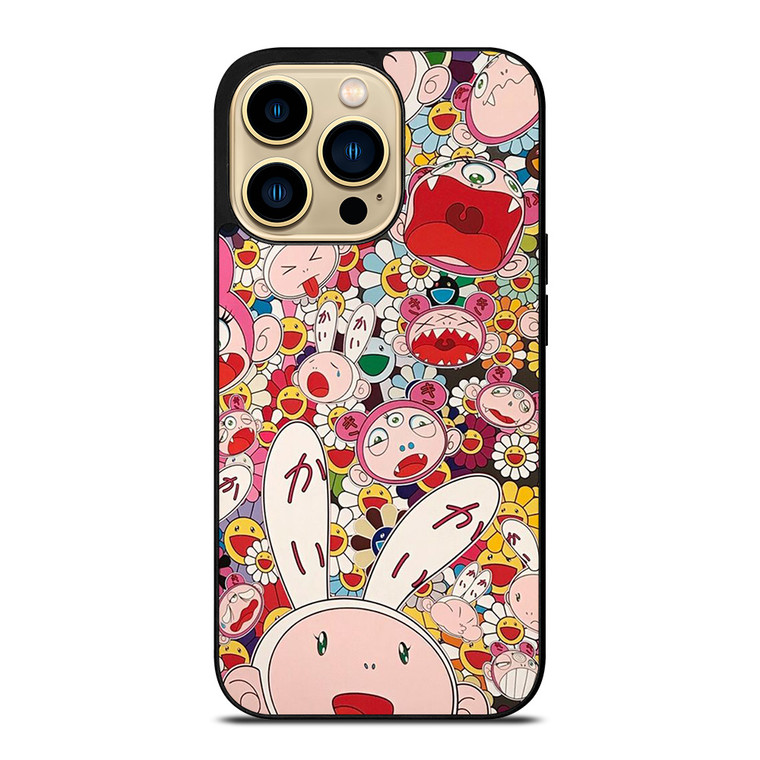 TAKASHI MURAKAMI FUNNY RABBIT iPhone 14 Pro Max Case Cover