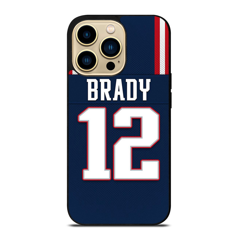 TOM BRADY NEW ENGLAND PATRIOTS 12 JERSEY iPhone 14 Pro Max Case Cover