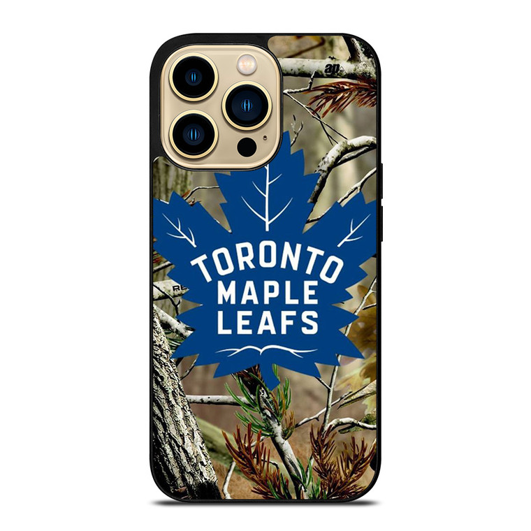 TORONTO MAPLE LEAFS LOGO REAL TREE CAMO iPhone 14 Pro Max Case Cover