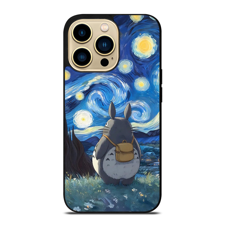 TOTORO MY NEIGHBOR VAN GOGH iPhone 14 Pro Max Case Cover