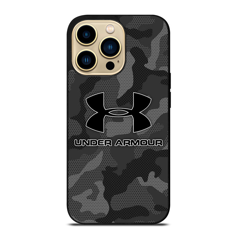 UNDER ARMOUR LOGO GREY CAMO iPhone 14 Pro Max Case Cover