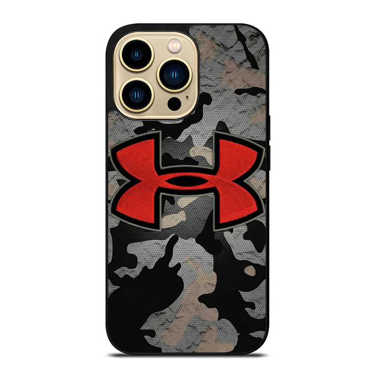 UNDER ARMOUR LOGO RED CAMO iPhone 14 Pro Max Case Cover