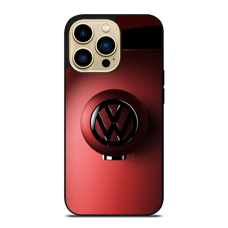 VW VOLKSWAGEN CAR LOGO RED iPhone 14 Pro Max Case Cover