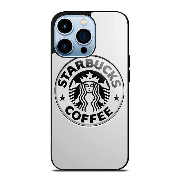 STARBUCKS COFFEE WHITE iPhone 13 Pro Max Case Cover