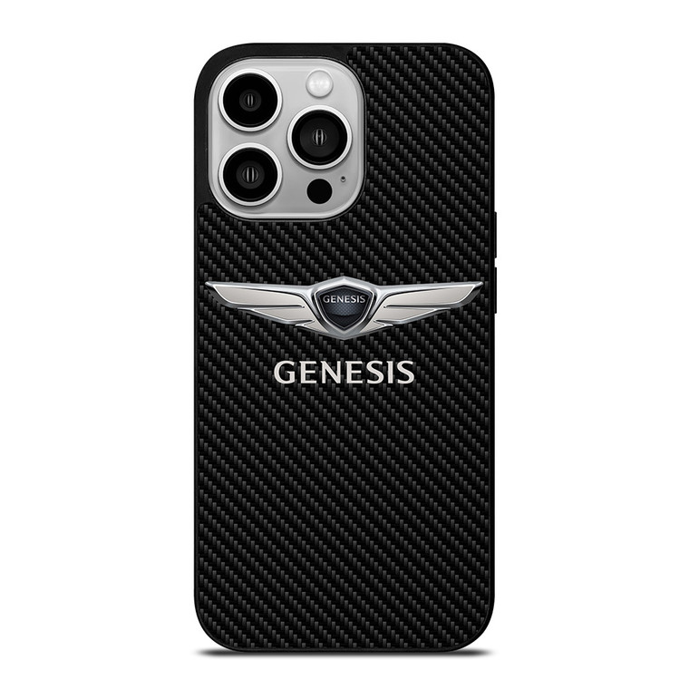 GENESIS CAR LOGO CARBON iPhone 14 Pro Case Cover